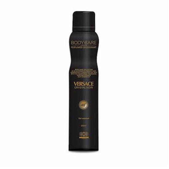 اسپری عطر زنانه ورساچه کریستال نویر مشکی بادی کر