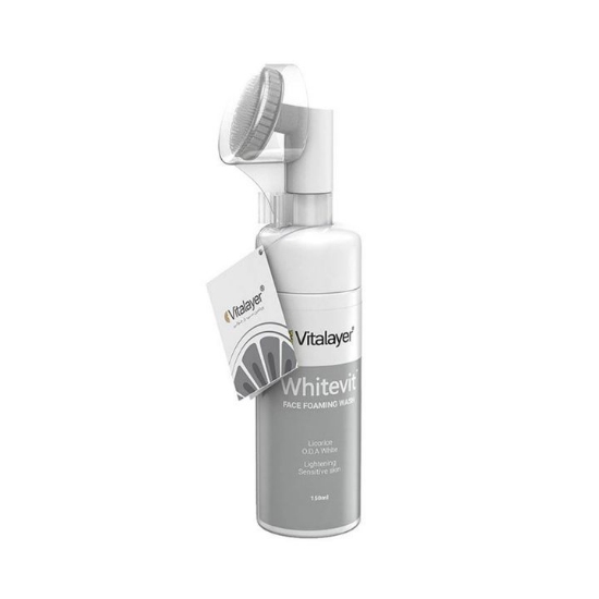 خرید فوم شستشوی پوست های کدر و مستعد لک Whitevit ویتالیر 150ml
